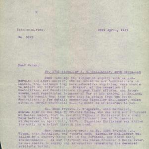 Soldier packet page