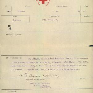 Soldier packet page