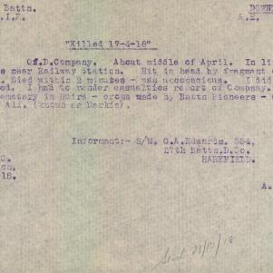 Soldier packet page