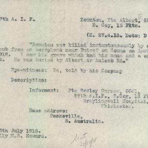 Soldier packet page