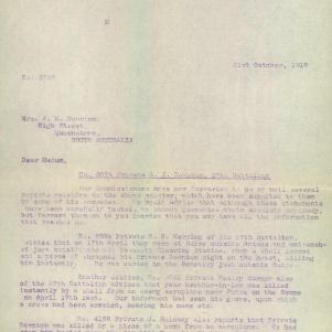 Soldier packet page