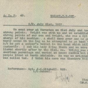 Soldier packet page