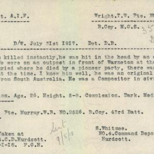 Soldier packet page
