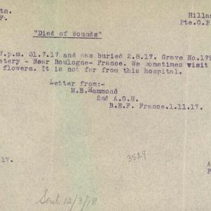 Soldier packet page