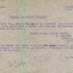 Soldier packet page