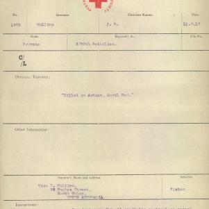 Soldier packet page