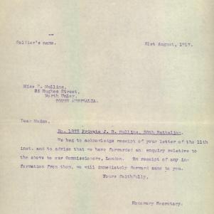 Soldier packet page