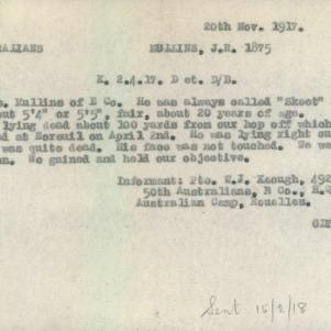 Soldier packet page
