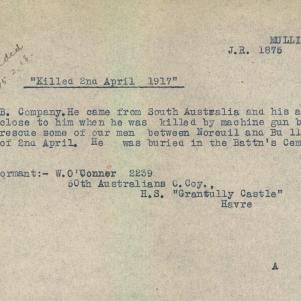 Soldier packet page