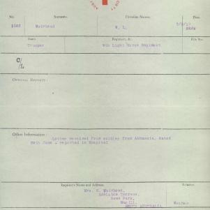 Soldier packet page
