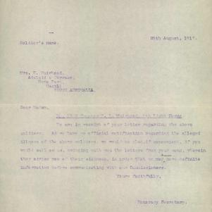 Soldier packet page