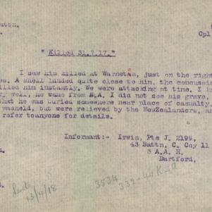 Soldier packet page