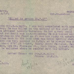 Soldier packet page