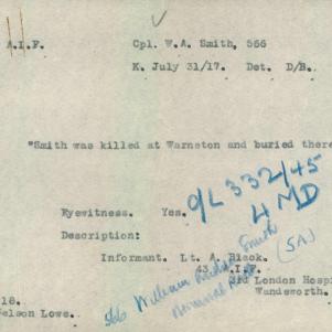 Soldier packet page
