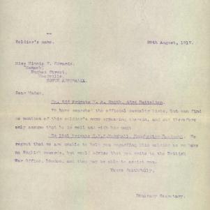 Soldier packet page