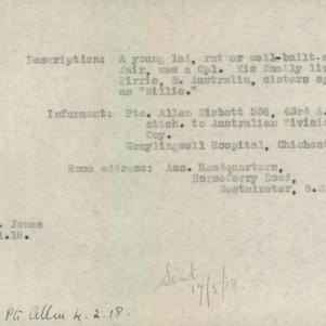 Soldier packet page