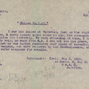 Soldier packet page