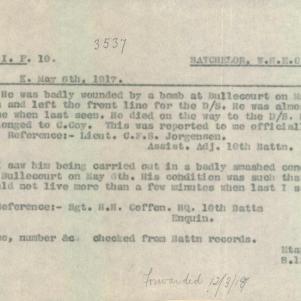 Soldier packet page