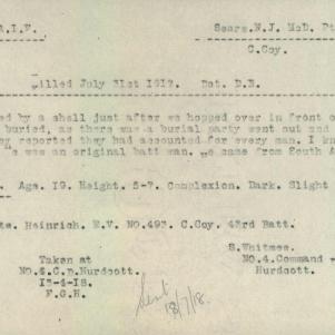 Soldier packet page
