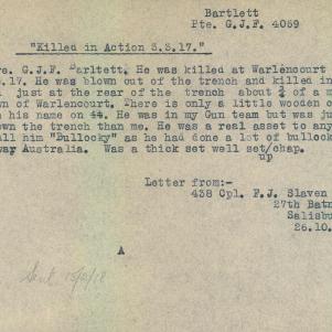Soldier packet page
