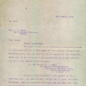 Soldier packet page