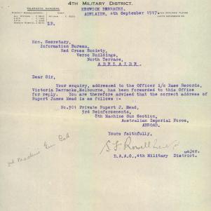 Soldier packet page