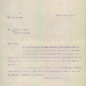 Soldier packet page