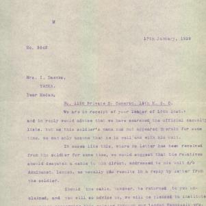 Soldier packet page