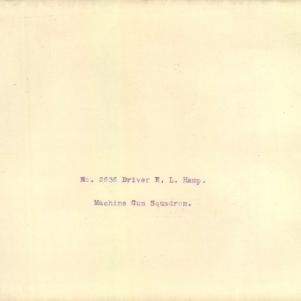 Everard Llewellyn Hamp | South Australian Red Cross Information Bureau