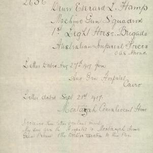 Soldier packet page