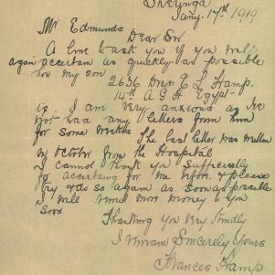 Soldier packet page