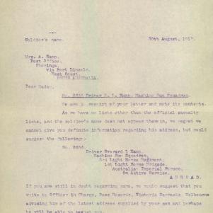 Soldier packet page