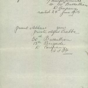 Soldier packet page
