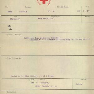 Soldier packet page
