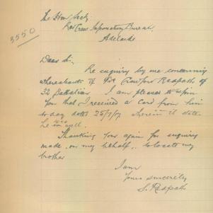 Soldier packet page