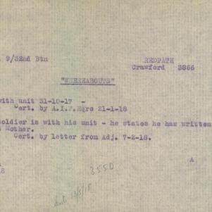 Soldier packet page