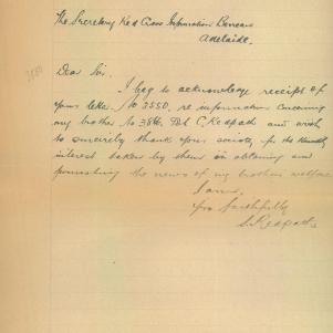 Soldier packet page