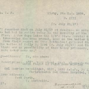 Soldier packet page