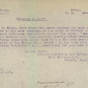 Soldier packet page