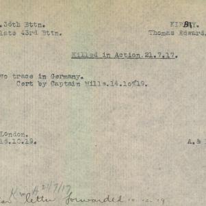 Soldier packet page