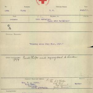Soldier packet page