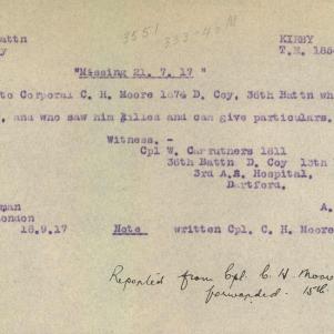Soldier packet page