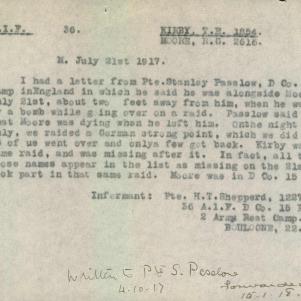 Soldier packet page