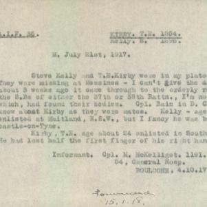Soldier packet page