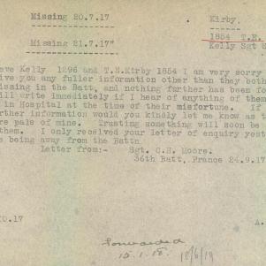 Soldier packet page
