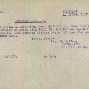 Soldier packet page