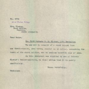 Soldier packet page
