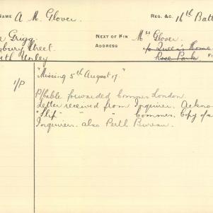 Soldier packet page