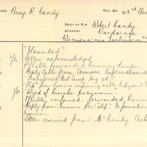 Soldier packet page