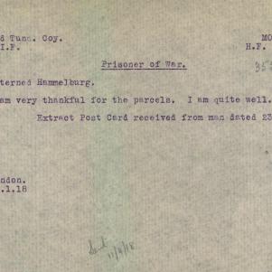 Soldier packet page